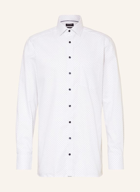 OLYMP Košile Luxor Modern Fit s extra dlouhým rukávem TMAVĚ MODRÁ/ BÍLÁ/ TMAVĚ MODRÁ
