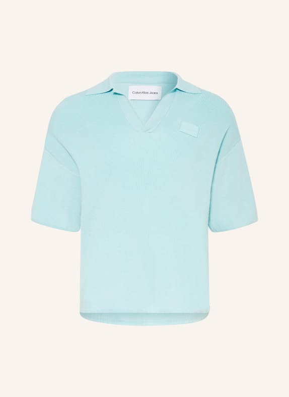 Calvin Klein Jeans Knitted polo shirt MINT