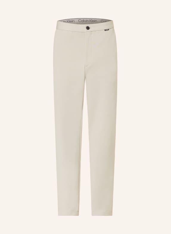 Calvin Klein Jersey pants tapered fit ACE Stony Beige