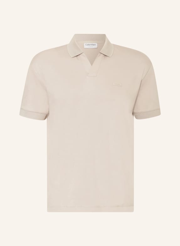 Calvin Klein Jersey polo shirt comfort fit TAUPE