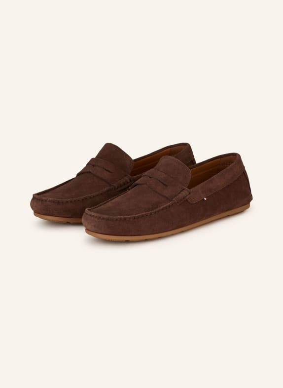 TOMMY HILFIGER Penny loafers BROWN