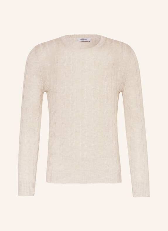 GRAN SASSO Sweater with linen ECRU