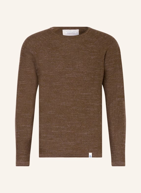 COLOURS & SONS Sweater DARK BROWN