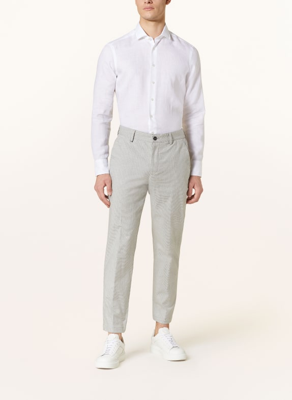 OLYMP SIGNATURE Cămașă din in SIGNATURE, croială casual ALB