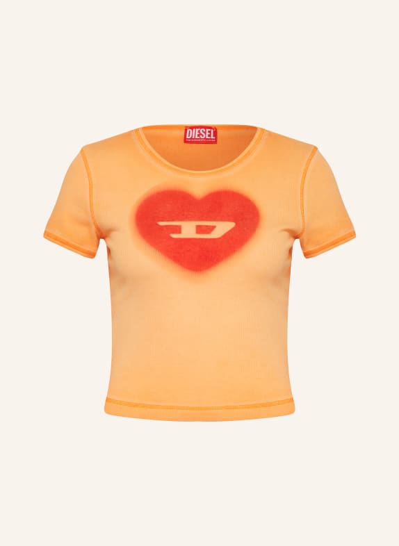 DIESEL Cropped-Shirt T-ELE ORANGE