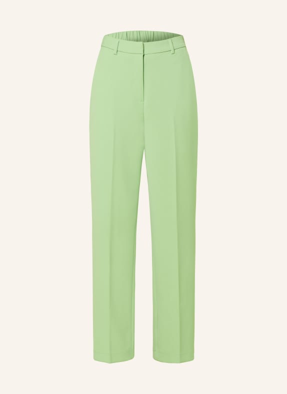 Y.A.S. Wide leg trousers LIGHT GREEN