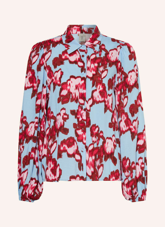 Y.A.S. Shirt blouse LIGHT BLUE/ PINK/ PINK