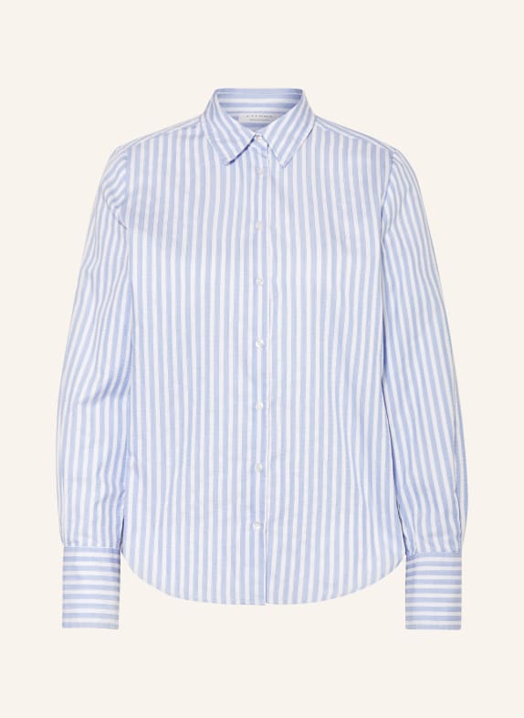 ETERNA Shirt blouse LIGHT BLUE/ WHITE