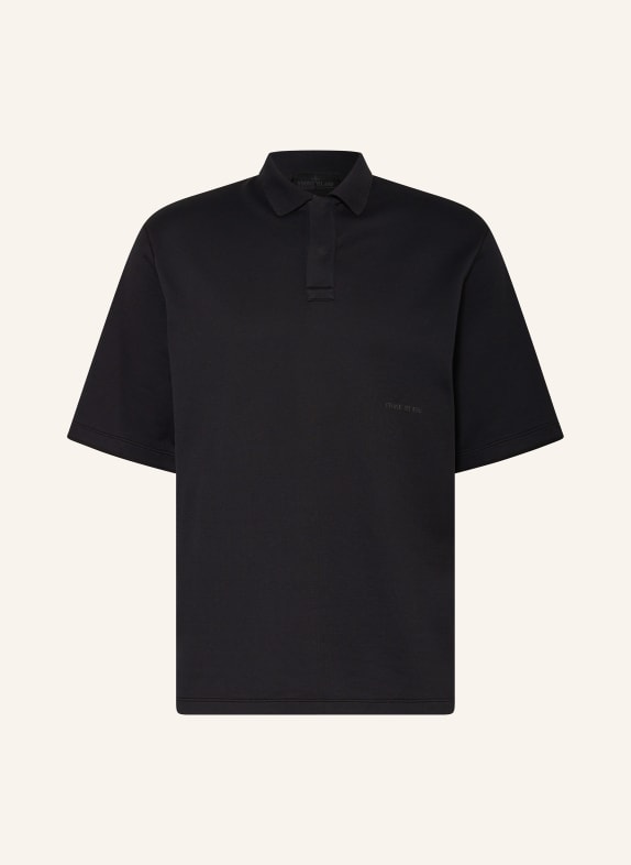 STONE ISLAND Jersey polo shirt BLACK