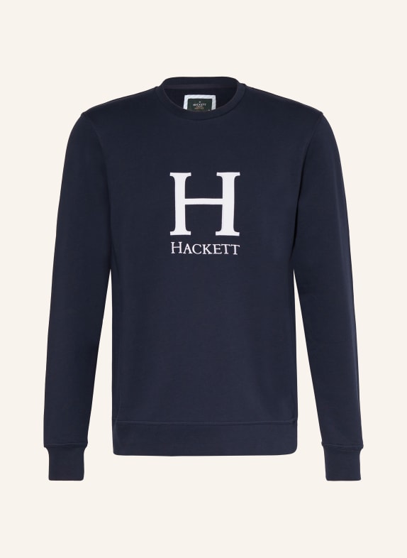 HACKETT LONDON Sweatshirt DUNKELBLAU/ WEISS