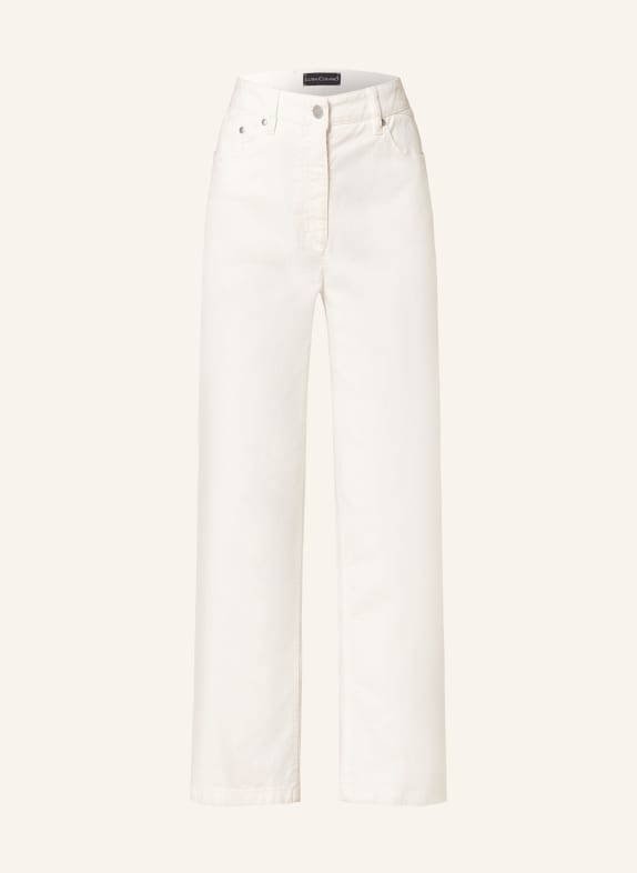 LUISA CERANO Straight jeans WHITE