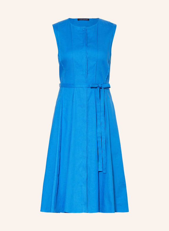 LUISA CERANO Dress with linen BLUE