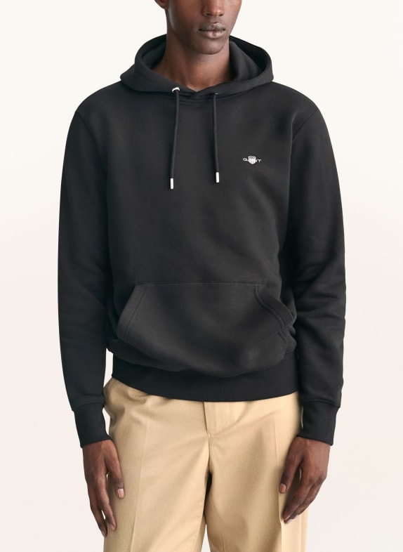GANT Hoodie SCHWARZ
