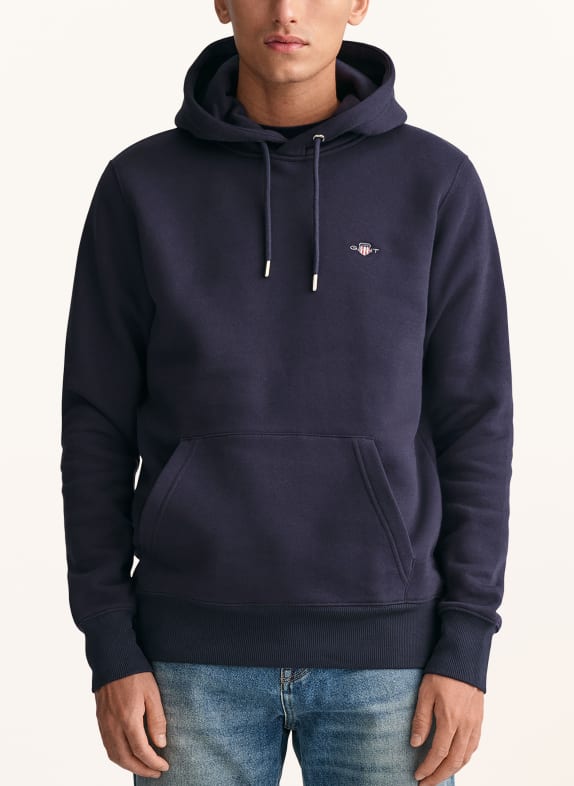 GANT Hoodie DONKERBLAUW