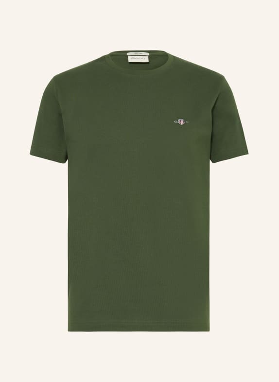 GANT Piqué T-shirt GREEN