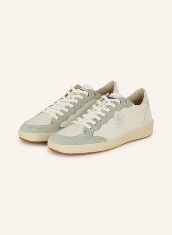 Blauer Sneakers OLYMPIA WHITE/ LIGHT GREEN