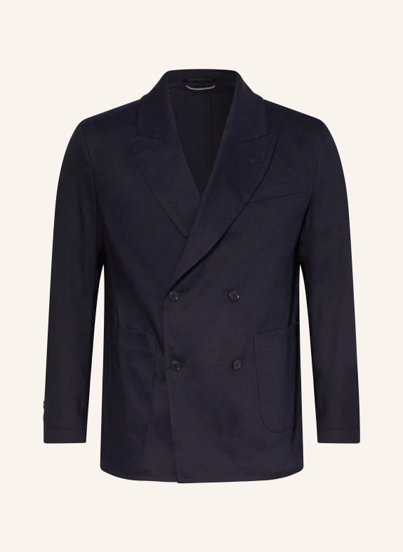 DRYKORN Tailored jacket MONTELINO regular fit with linen DARK BLUE