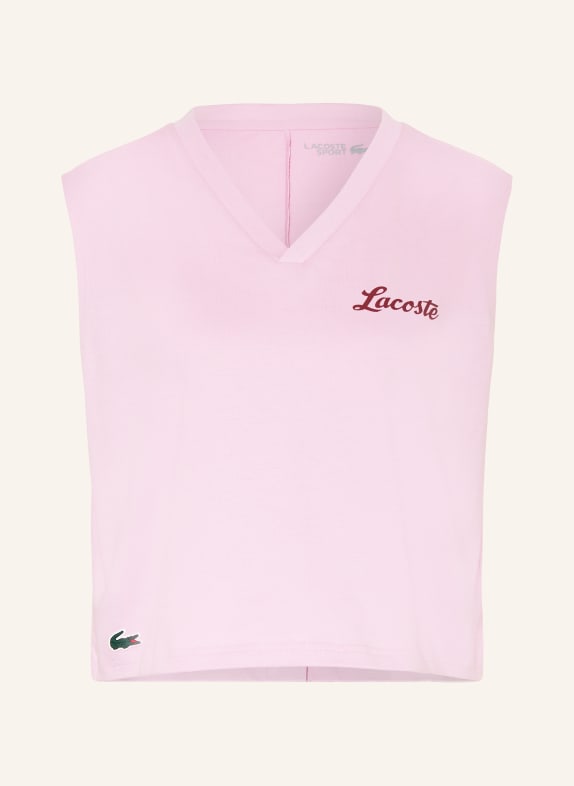 LACOSTE Funktionsshirt ROSA