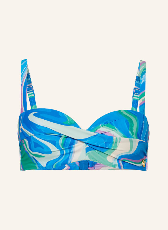 ten Cate Underwired bikini top TURQUOISE/ GREEN/ LIGHT PURPLE