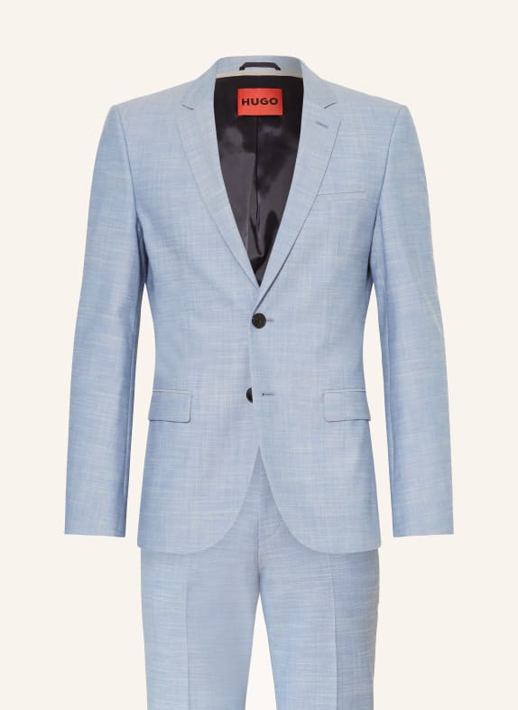 HUGO Suit ARTI HESTEN extra slim fit 455 LIGHT/PASTEL BLUE