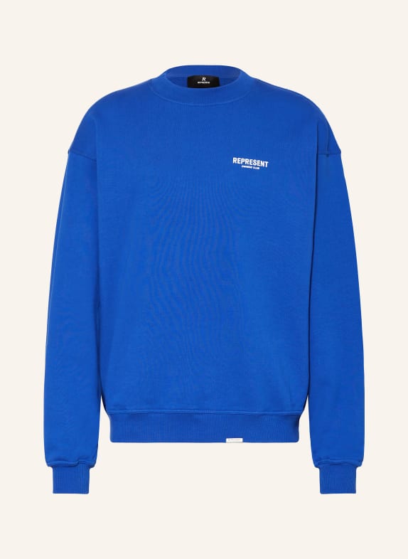 REPRESENT Sweatshirt OWNERS CLUB BLUE/ WHITE