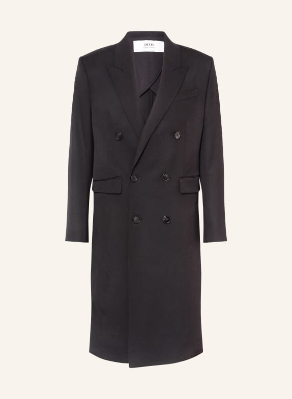 AMI PARIS Wool coat BLACK