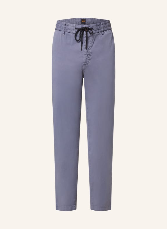 BOSS Trousers CHINO in jogger style tapered fit BLUE GRAY