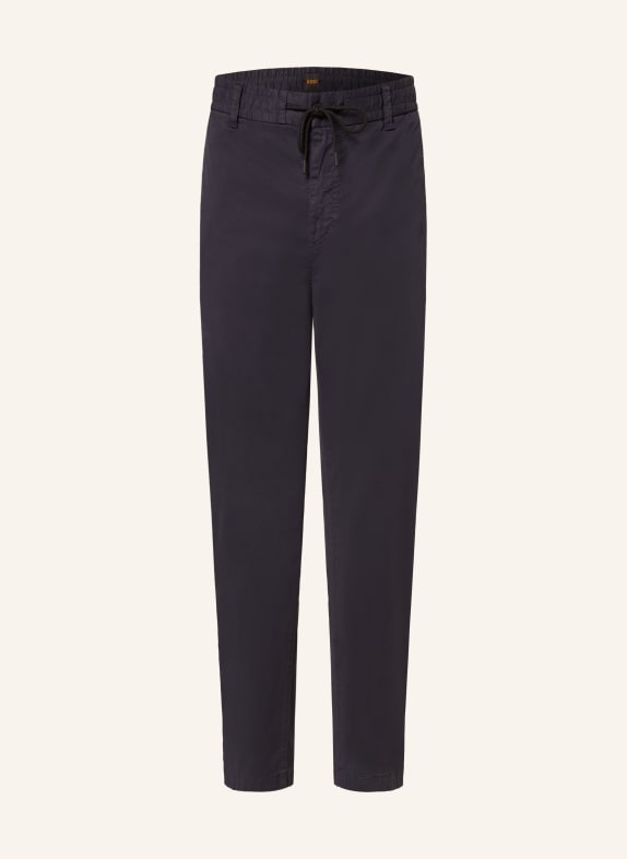 BOSS Trousers CHINO in jogger style tapered fit DARK BLUE
