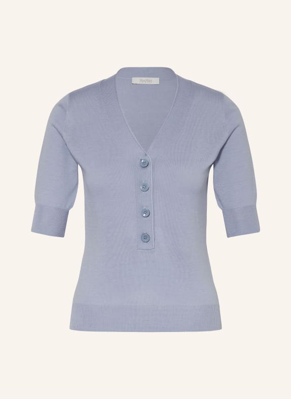 MaxMara LEISURE Knit shirt PEPSI in silk LIGHT BLUE