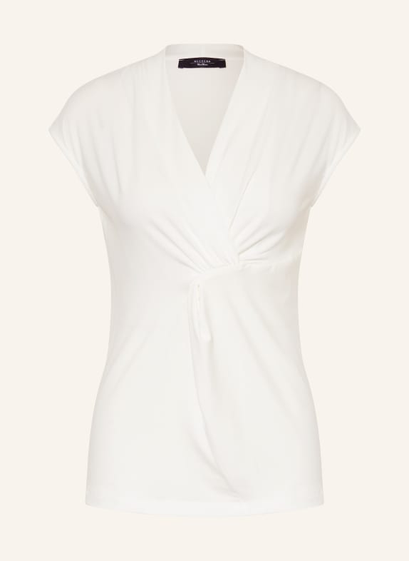 WEEKEND MaxMara Shirt blouse NEGOZI in jersey WHITE