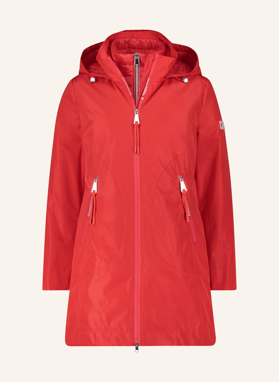 Betty Barclay 2-in-1 coat with removable hood RED