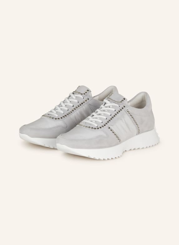 KENNEL & SCHMENGER Sneakers PULL with decorative gems GRAY