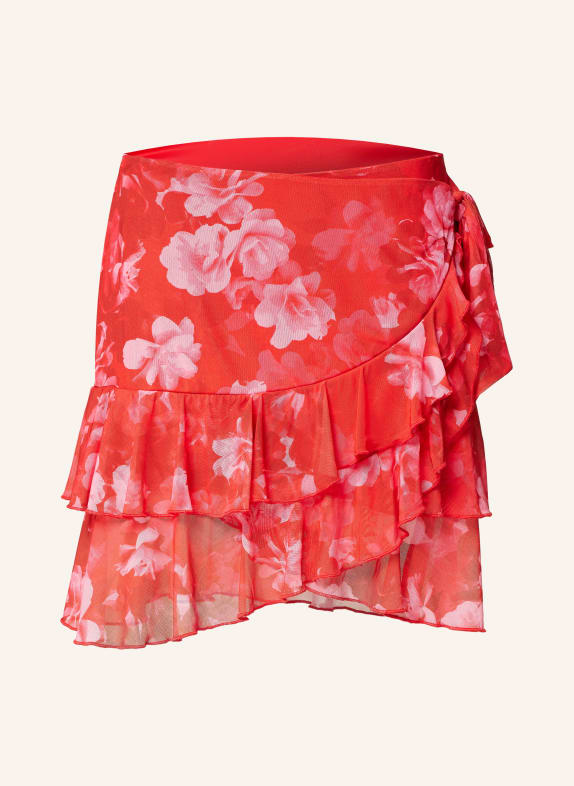 SOMETHINGNEW Wrap skirt SNCECILIA RED/ PINK