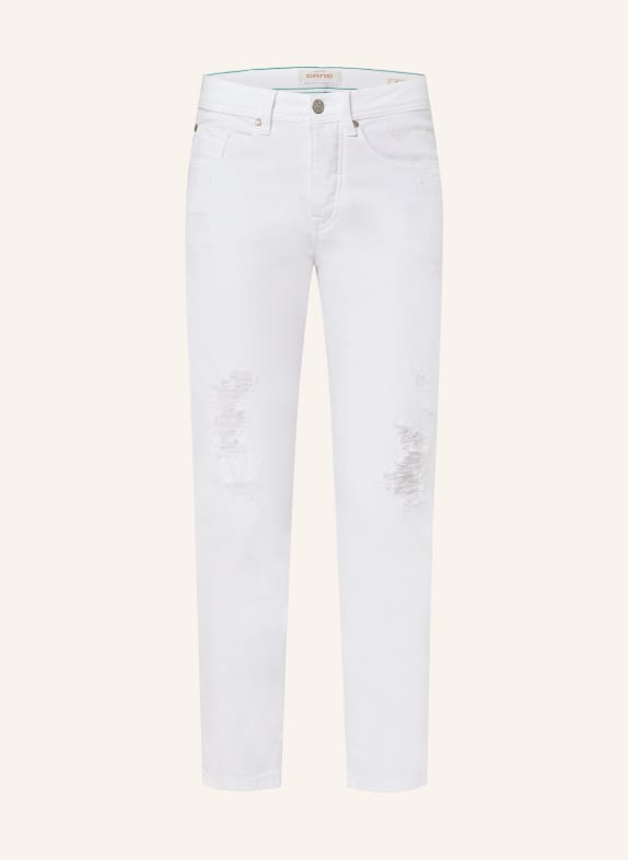GANG 7/8-Jeans NICA 7107 white destoyed