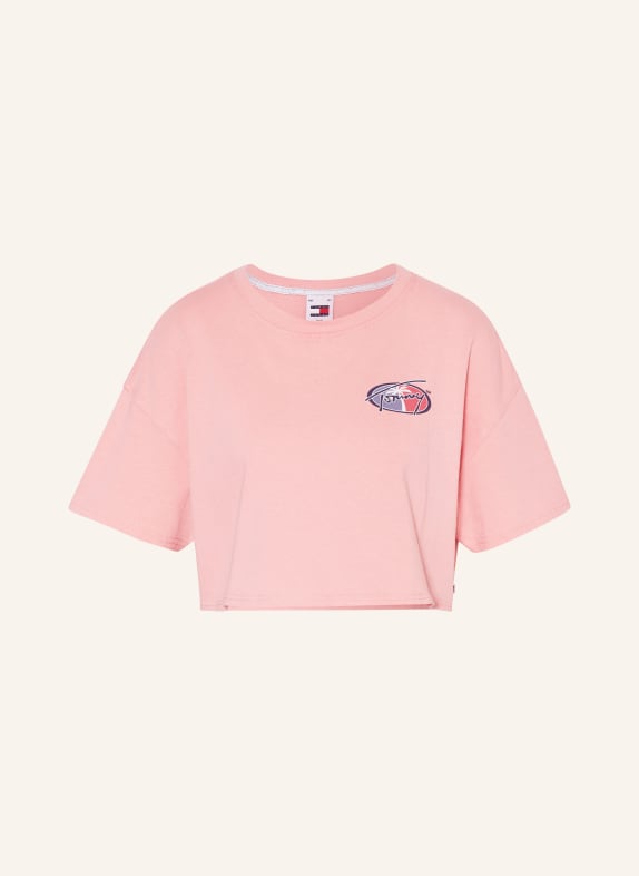 TOMMY JEANS Cropped-Shirt PINK