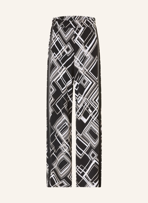 Joseph Ribkoff Wide leg trousers made of jersey BLACK/ WHITE/ BEIGE