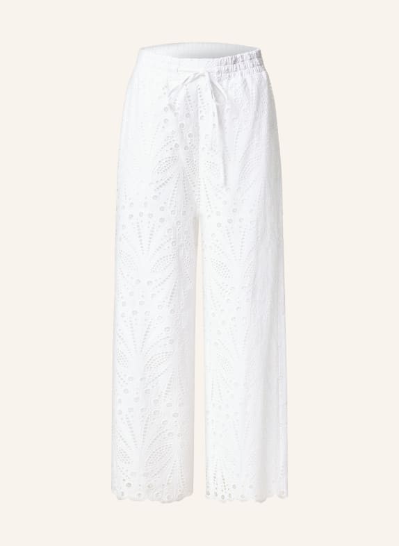 darling harbour Culottes made of broderie anglaise WHITE