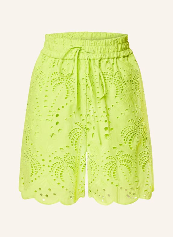 darling harbour Shorts with broderie anglaise LIMETTE