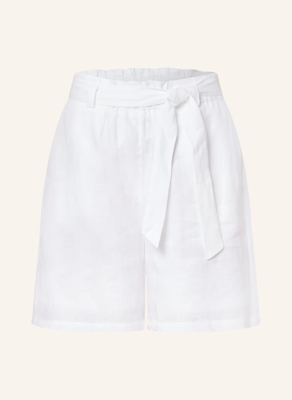 darling harbour Linen shorts WHITE