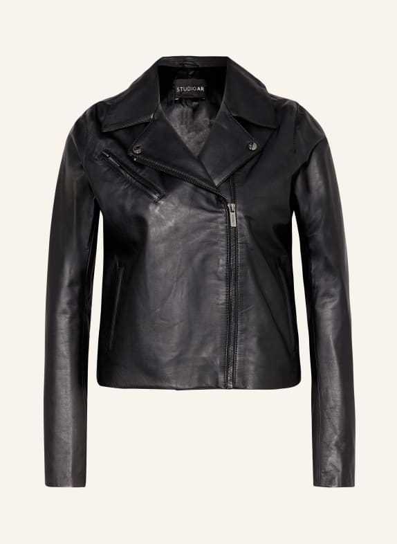 STUDIO AR Leather jacket RYLAN BLACK