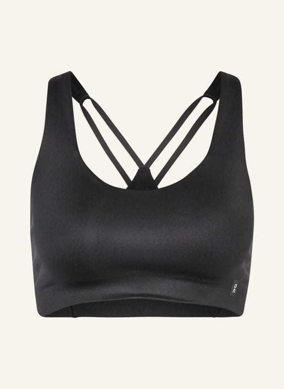 On Sports bra ACTIVE with mesh BLACK