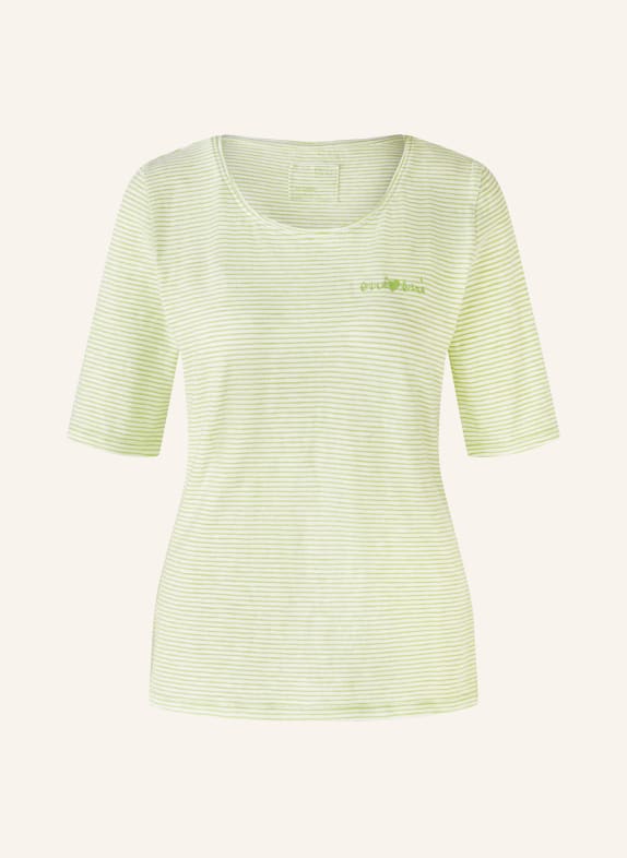 oui T-shirt WHITE/ LIGHT GREEN