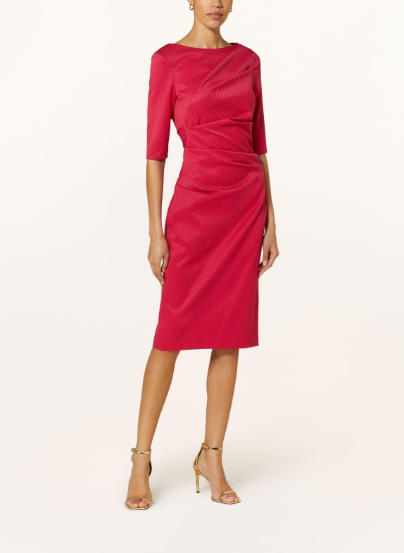 TALBOT RUNHOF Cocktail dress with 3/4 sleeves PINK