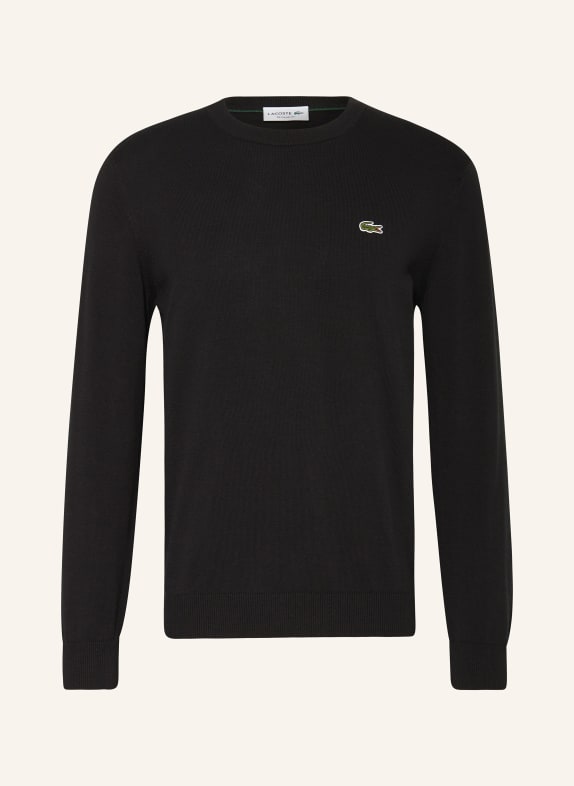 LACOSTE Sweter CZARNY