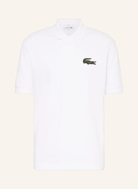 LACOSTE Piqué-Poloshirt Loose Fit WEISS