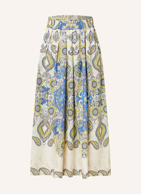 lilienfels Linen skirt CREAM/ BLUE/ YELLOW