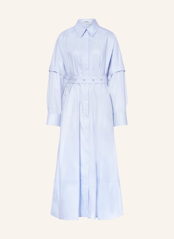 IVY OAK Shirt dress NORENA with detachable sleeves LIGHT BLUE