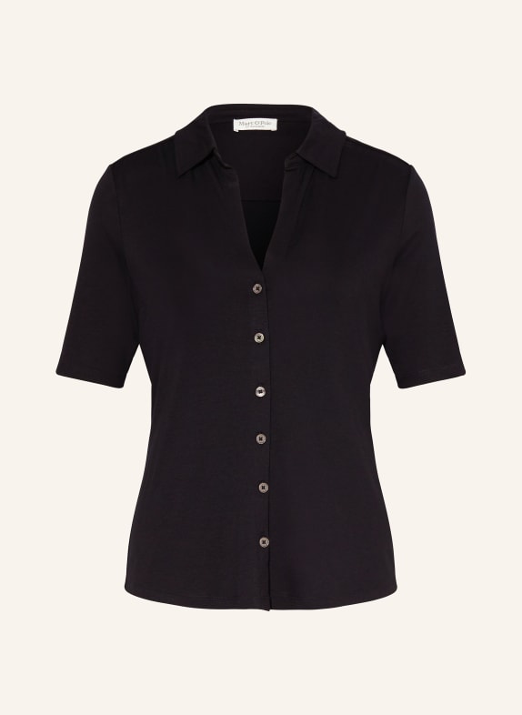 Marc O'Polo Shirt blouse made of jersey BLACK