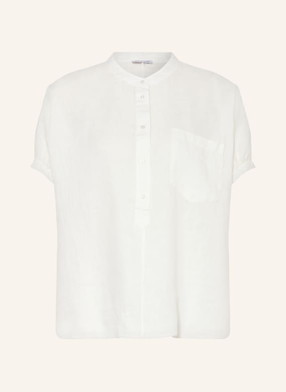 MRS & HUGS Shirt blouse made of linen WHITE