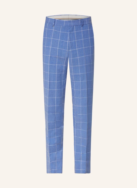 BOSS Suit trousers GENIUS slim fit 450 LIGHT/PASTEL BLUE